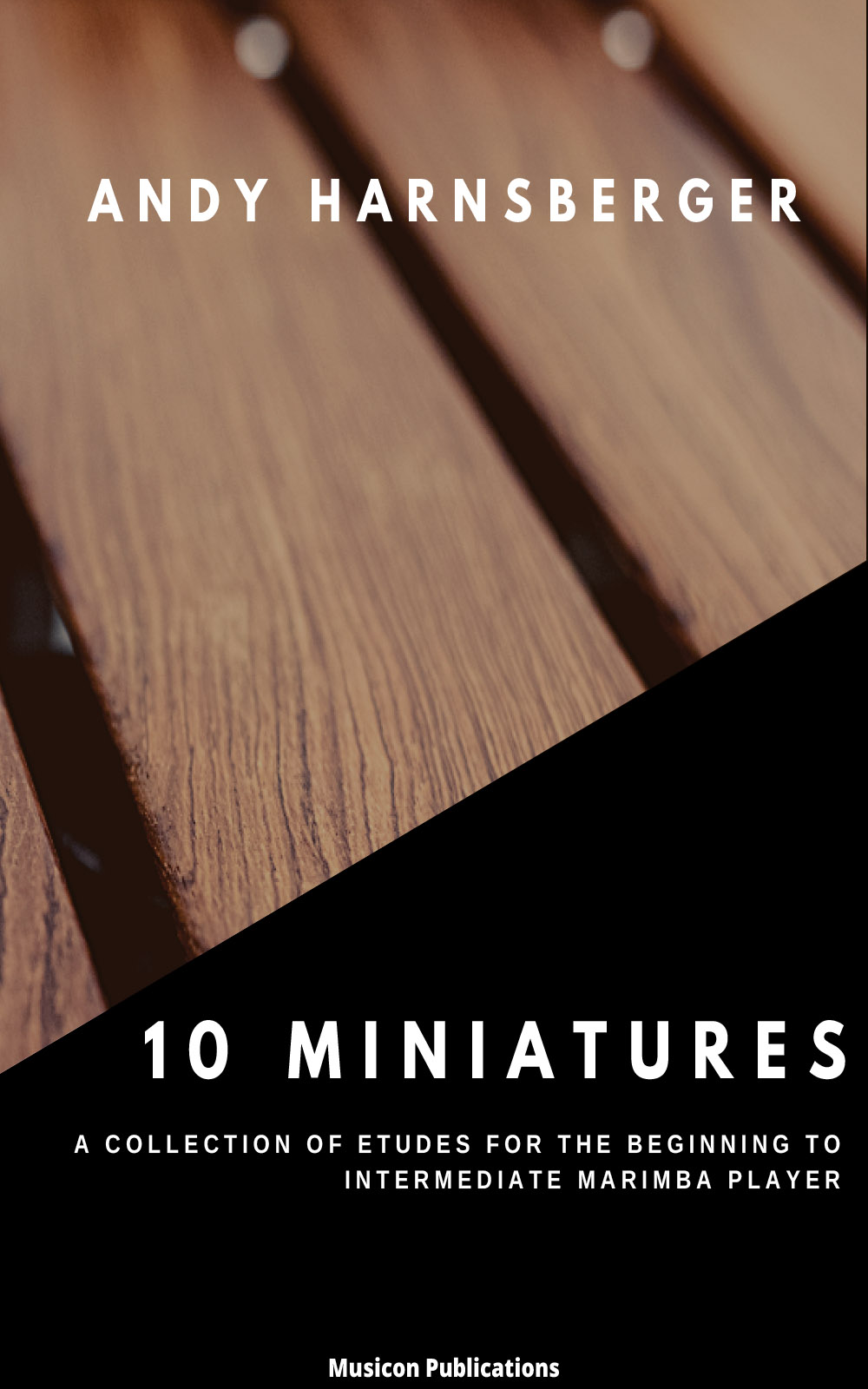 10 Miniatures Cover - closeup of marimba bars