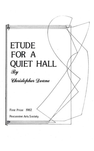 Etude for a Quiet Hall by Christopher Deane