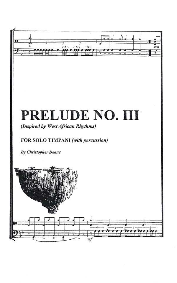 Prelude no. III for Timpani and Percussion by Christopher Deane