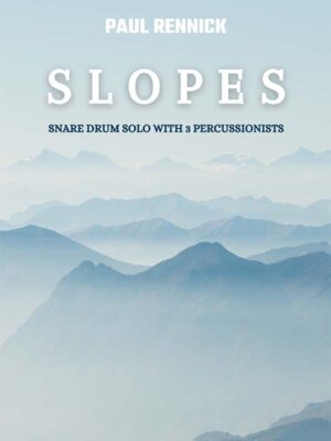 Slopes cover with mountains in background